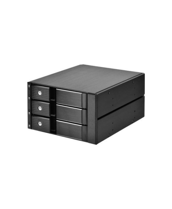 SilverStone 2x5.25" to 3x3.5" Storage Drive Trayless Hot-Swap Cage SST-FS303-12G