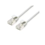 Roline U/FTP DataCenter Patch Cable Cat6a Class EA LSOH Slim 0.15m White 21.15.1698-100
