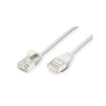 Roline U/FTP DataCenter Patch Cable Cat6a Class EA LSOH Slim 0.15m White 21.15.1698-100 - Image 3