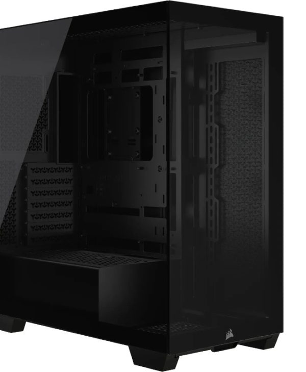 Corsair 3500X Gaming Midi Tower Case Wraparound Tempered Glass Black CC-9011276-WW