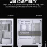 Corsair 3500X Gaming Midi Tower Case Wraparound Tempered Glass White CC-9011277-WW - Image 9
