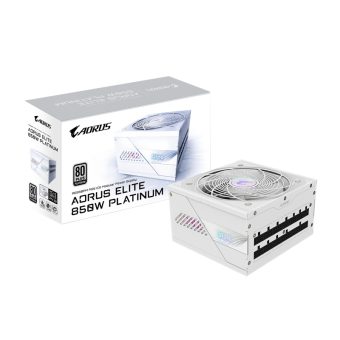 Gigabyte Aorus Elite ICE 850W 12cm Fan Fully-Modular 80+ Platinum PCIe 5.0 White GP-AE850PM PG5 ICE