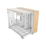 Corsair 2500X Micro ATX Dual Chamber Fully Mesh Paneling PC Case White/Bamboo Wood CC-9011288-WW - Image 2