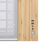 Corsair 2500X Micro ATX Dual Chamber Fully Mesh Paneling PC Case White/Bamboo Wood CC-9011288-WW - Image 6