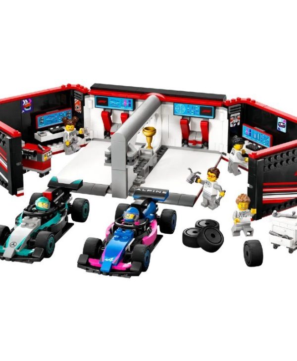 Lego City: F1 Garage & Mercedes-AMG & Alpine Cars 60444