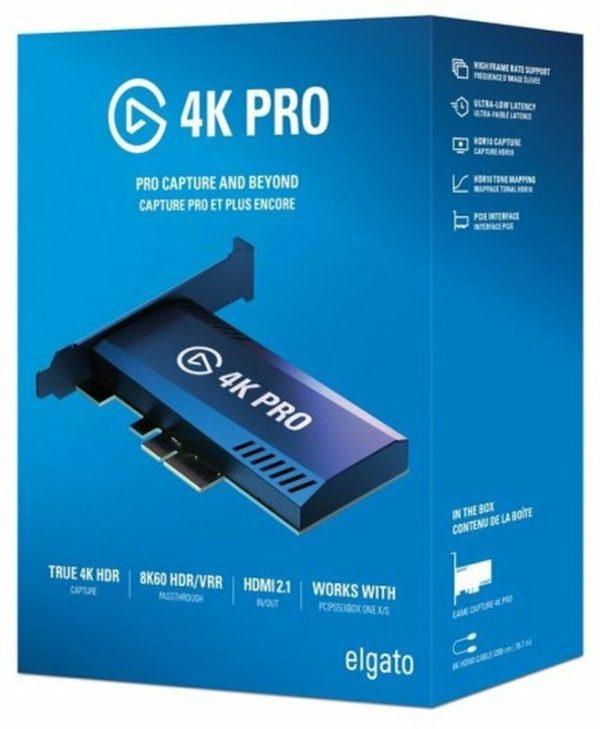 Elgato Capture Card 4K Pro Black 10GBK9901