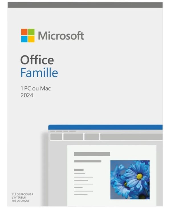 Microsoft Office 2024 Home and Student French EuroZone Mediales EP2-06842