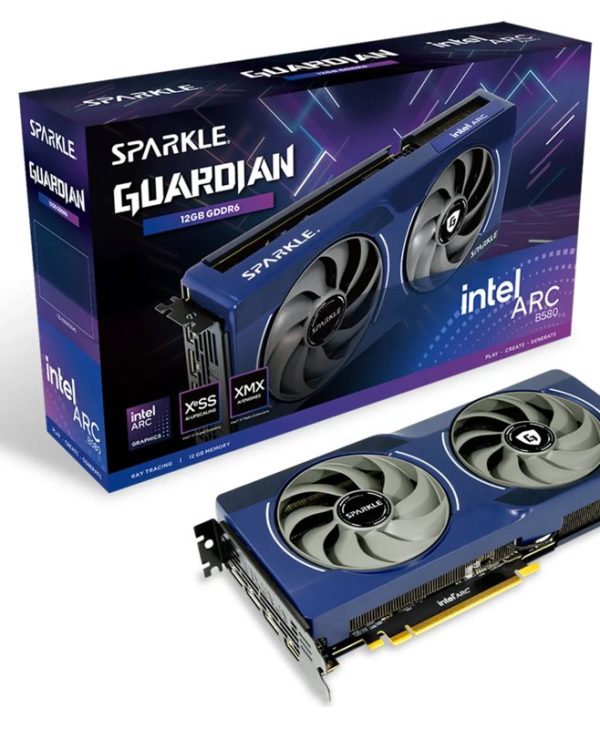 Sparkle Intel Arc B580 Guardian OC 12GB GDDR6 Blue SB580G-12G 1A1-S00427300G