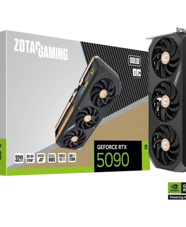 Zotac GeForce RTX 5090 Solid OC 32GB GDDR7 Black ZT-D50900J-10P