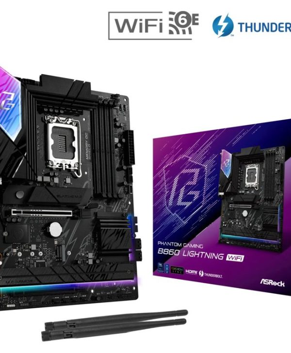 AsRock Phantom Gaming B860 Lightning WiFi 90-MXBR20-A0UAYZ