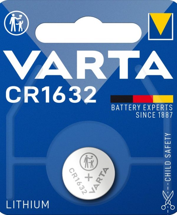 Varta Lithium Button Cell Battery CR1632 3V 1-pcs 06632101401