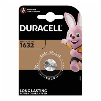 Duracell Lithium Button Cell Battery CR1632 3V 1-pcs 007420