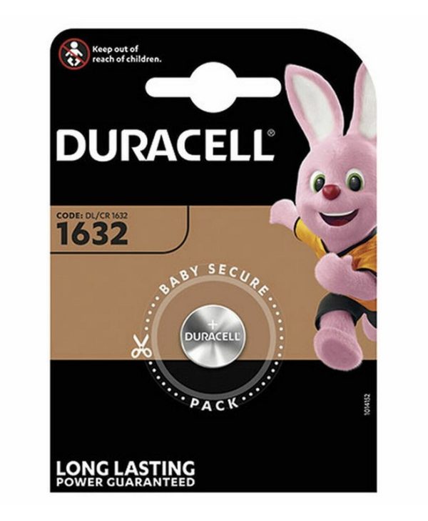 Duracell Lithium Button Cell Battery CR1632 3V 1-pcs 007420