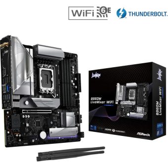 AsRock B860M LiveMixer WiFi 90-MXBRT0-A0UAYZ