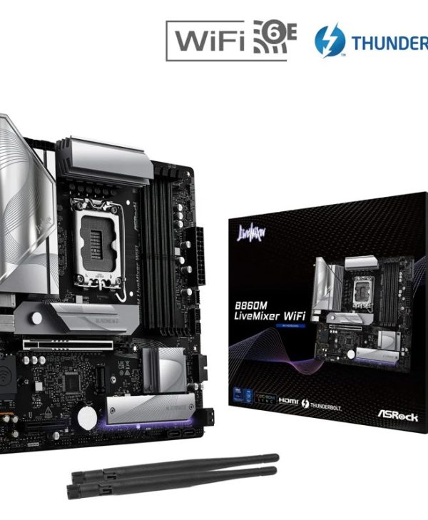 AsRock B860M LiveMixer WiFi 90-MXBRT0-A0UAYZ