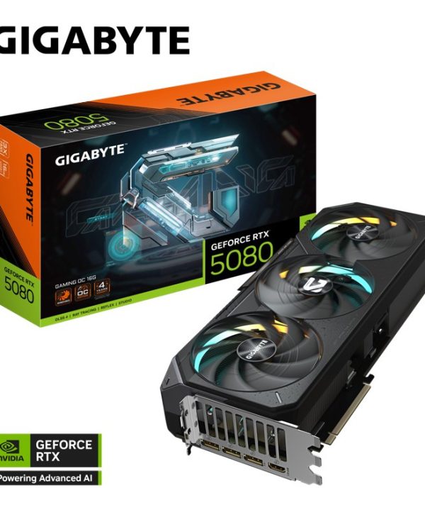 Gigabyte GeForce RTX 5080 Gaming OC 16GB GDDR7 Black GV-N5080GAMING OC-16GD