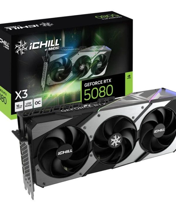 Inno3D GeForce RTX 5080 iChill X3 16GB GDDR7 Black C50803-16D7X-176069H