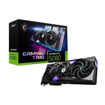 MSI GeForce RTX 5080 Gaming Trio OC 16GB GDDR7 Black V531-005R