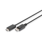 Digitus Cable DisplayPort 1.2 Male/HDMI 2.0 Male 3m Black AK-340303-030-S