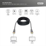 Digitus Cable (Fiber O.) HDMI 2.0b Male/Male 15m Black AK-330125-150-S - Image 6