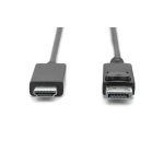 Digitus DisplayPort 1.2 - HDMI 2.0 Male/Male Cable  1m Black AK-340303-010-S - Image 2
