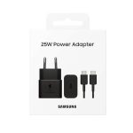 Samsung PD 25W Type-C Fast Charger With USB-C Cable  Black EP-T2510XBEGEU