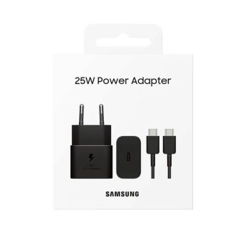Samsung PD 25W Type-C Fast Charger With USB-C Cable  Black EP-T2510XBEGEU