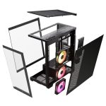 Corsair 3500X Gaming Midi Tower Case Wraparound Tempered Glass A-RGB iCUE Black CC-9011280-WW - Image 4