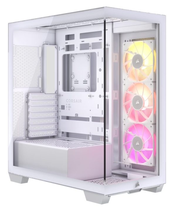 Corsair 3500X Gaming Midi Tower Case Wraparound Tempered Glass A-RGB iCUE White CC-9011281-WW