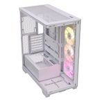 Corsair 3500X Gaming Midi Tower Case Wraparound Tempered Glass A-RGB iCUE White CC-9011281-WW - Image 3