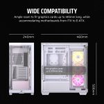 Corsair 3500X Gaming Midi Tower Case Wraparound Tempered Glass A-RGB iCUE White CC-9011281-WW - Image 16