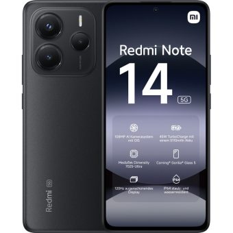Xiaomi Redmi Note 14 5G 6.27" 6GB/128GB Midnight Black MZB0INWEU