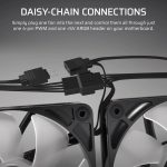 Corsair RS Series RS120 ARGB 12cm 4-Pin PWM Fan Black Triple Pack CO-9050181-WW - Image 8