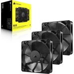 Corsair RS Series RS120 12cm 4-Pin PWM Fan Black Triple Pack CO-9050189-WW