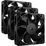 Corsair RS Series RS120 12cm 4-Pin PWM Fan Black Triple Pack CO-9050189-WW - Image 2