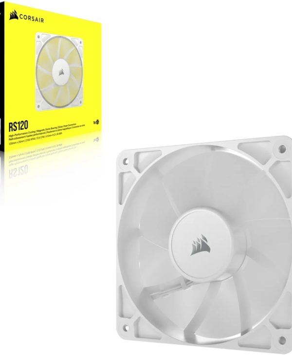 Corsair RS Series RS120 12cm 4-Pin PWM Fan White CO-9050192-WW