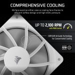 Corsair RS Series RS120 12cm 4-Pin PWM Fan White CO-9050192-WW - Image 8