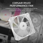 Corsair RS Series RS120 12cm 4-Pin PWM Fan White CO-9050192-WW - Image 10