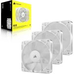 Corsair RS Series RS120 12cm 4-Pin PWM Fan White Triple Pack CO-9050193-WW