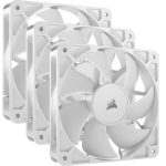 Corsair RS Series RS120 12cm 4-Pin PWM Fan White Triple Pack CO-9050193-WW - Image 2