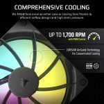 Corsair RS Series RS140 ARGB 14cm 4-Pin PWM Fan Black Dual Pack CO-9050183-WW - Image 9