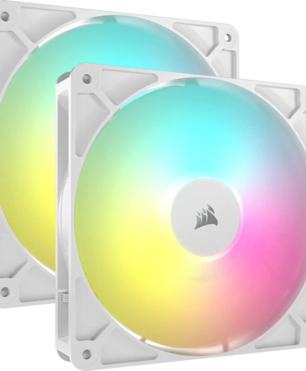Corsair RS Series RS140 ARGB 14cm 4-Pin PWM Fan White Dual Pack CO-9050187-WW