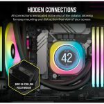 Corsair Hydro Series iCUE Link H100i LCD RGB CPU Liquid Cooler Black CW-9061007-WW - Image 7