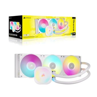 Corsair Titan Series iCUE Link 360 RX RGB CPU Liquid Cooler White CW-9061021-WW