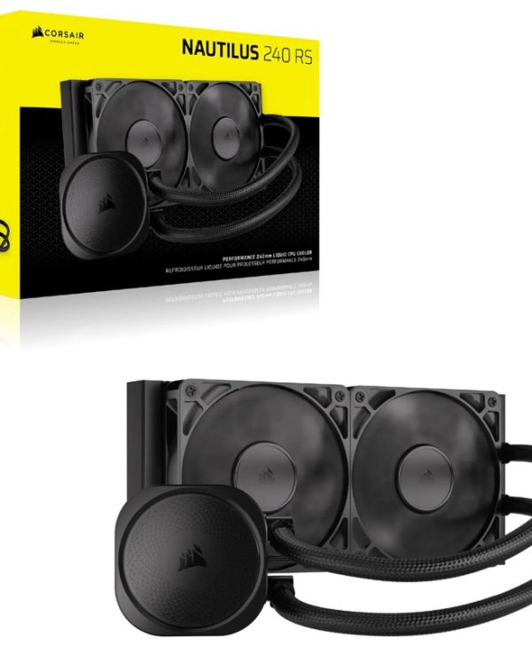 Corsair Nautilus Series 240 RS CPU Liquid Cooler Black CW-9060088-WW