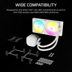 Corsair Nautilus Series 240 RS ARGB CPU Liquid Cooler White CW-9060094-WW - Image 14