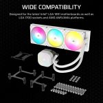 Corsair Nautilus Series 360 RS ARGB CPU Liquid Cooler White CW-9060095-WW - Image 14