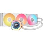 Corsair Titan Series iCUE Link 360 RX LCD RGB CPU Liquid Cooler White CW-9061026-WW - Image 2