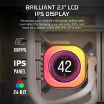 Corsair Titan Series iCUE Link 360 RX LCD RGB CPU Liquid Cooler White CW-9061026-WW - Image 12