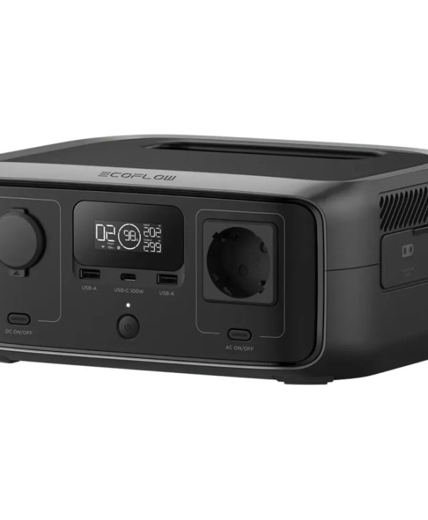 EcoFlow River 3 EU Portable Power Station Ups 10ms 245 Wh LiFePO4 300W(600W Boost) Output/110W PV Input 5015001015